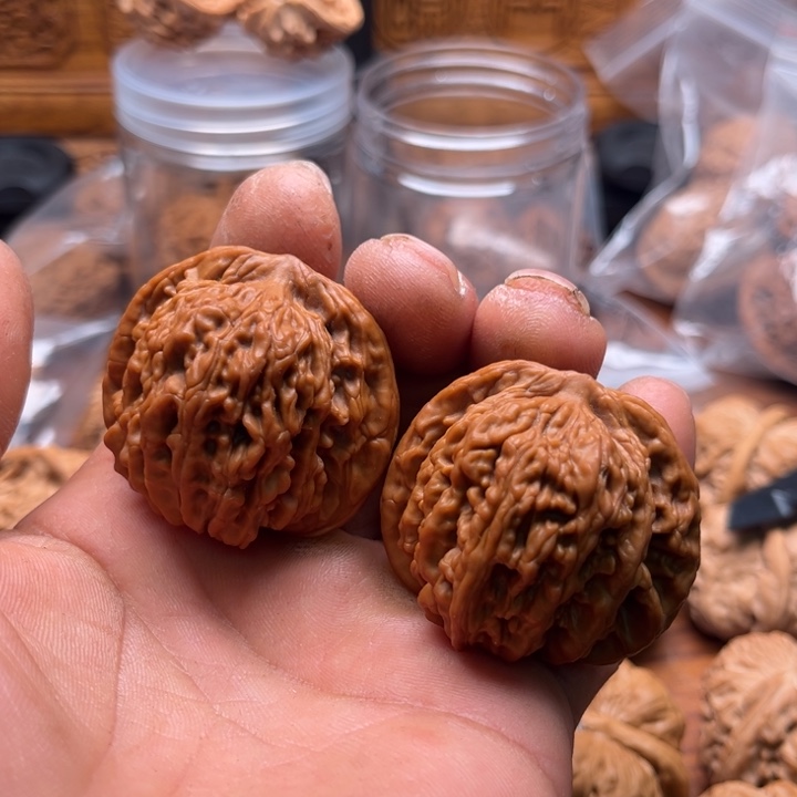 文玩核桃把件鸳**纸四座楼