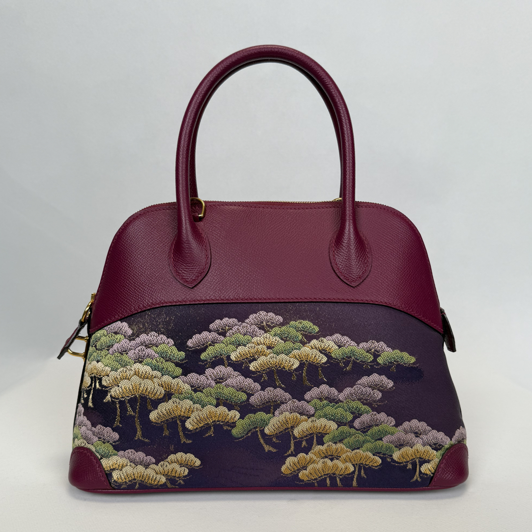 西阵织包包，新中式国风刺绣包包