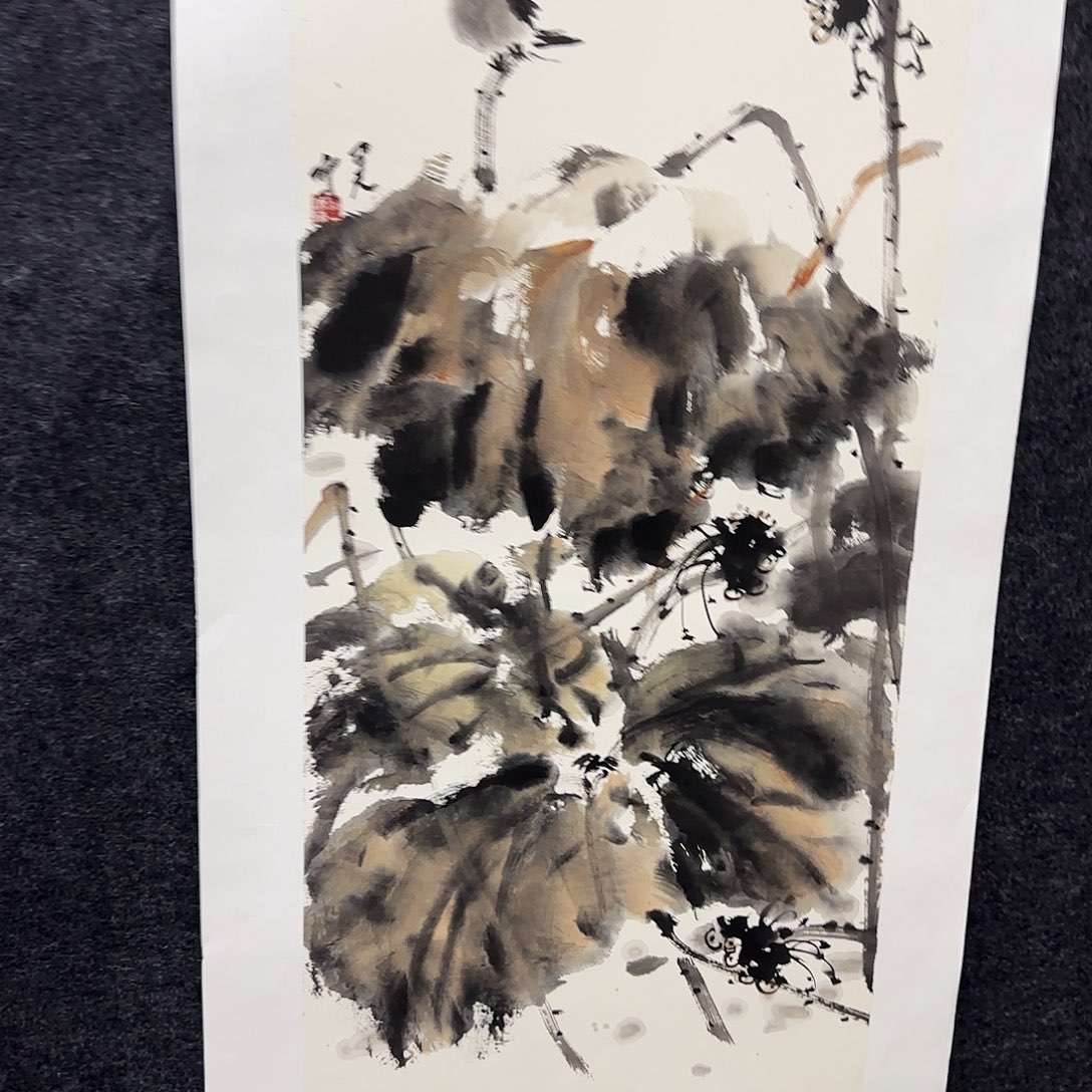 兔***兔国画纯手工国画作品