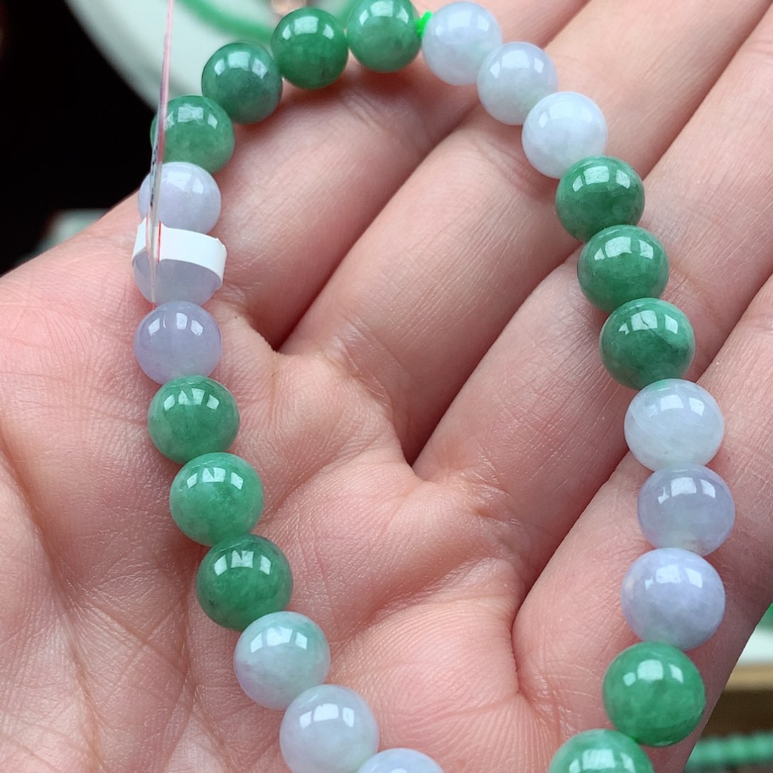 翡翠未镶嵌项链翡翠