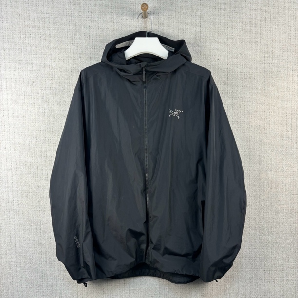 未使用 ARC'TERYX/始祖鸟 Solano hoody印花Logo软壳夹克/XL/9838