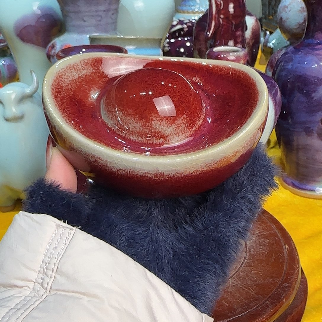 瓷摆件郑家钧窑摆件