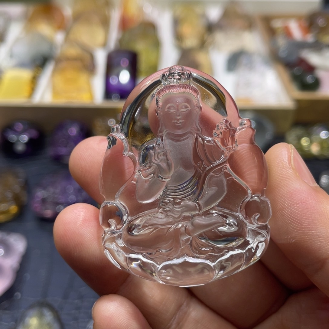 水晶颈饰未镶嵌定制