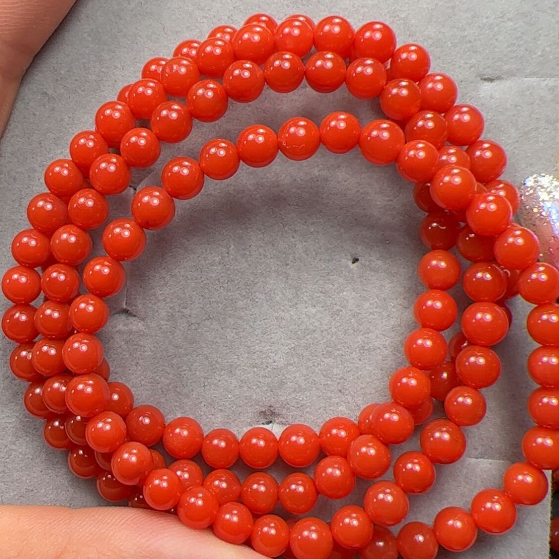 南红玛瑙手串未镶嵌