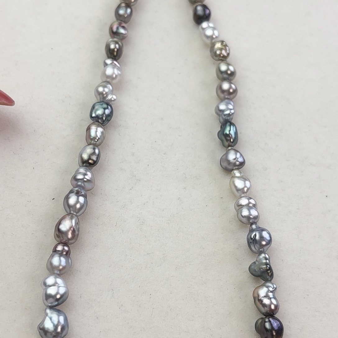 银S925镶嵌颈饰海水珍珠