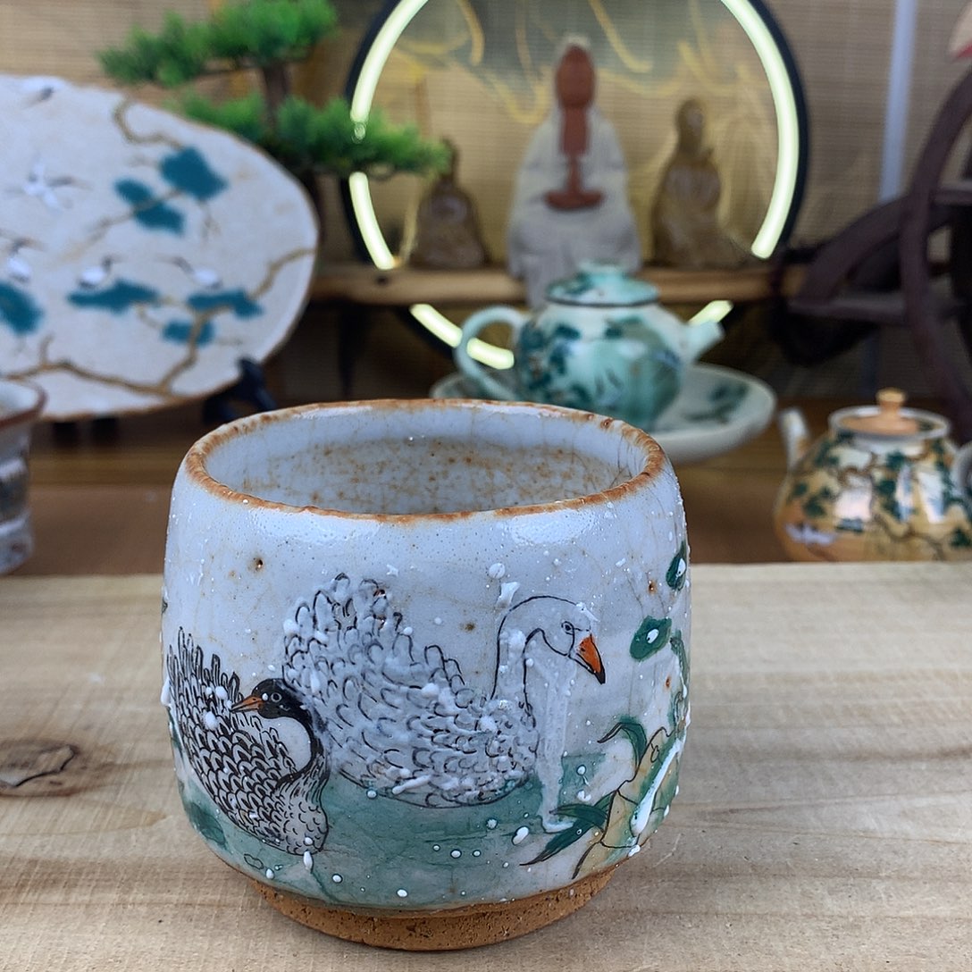 摆件蝶*景德镇陶瓷陶瓷手作