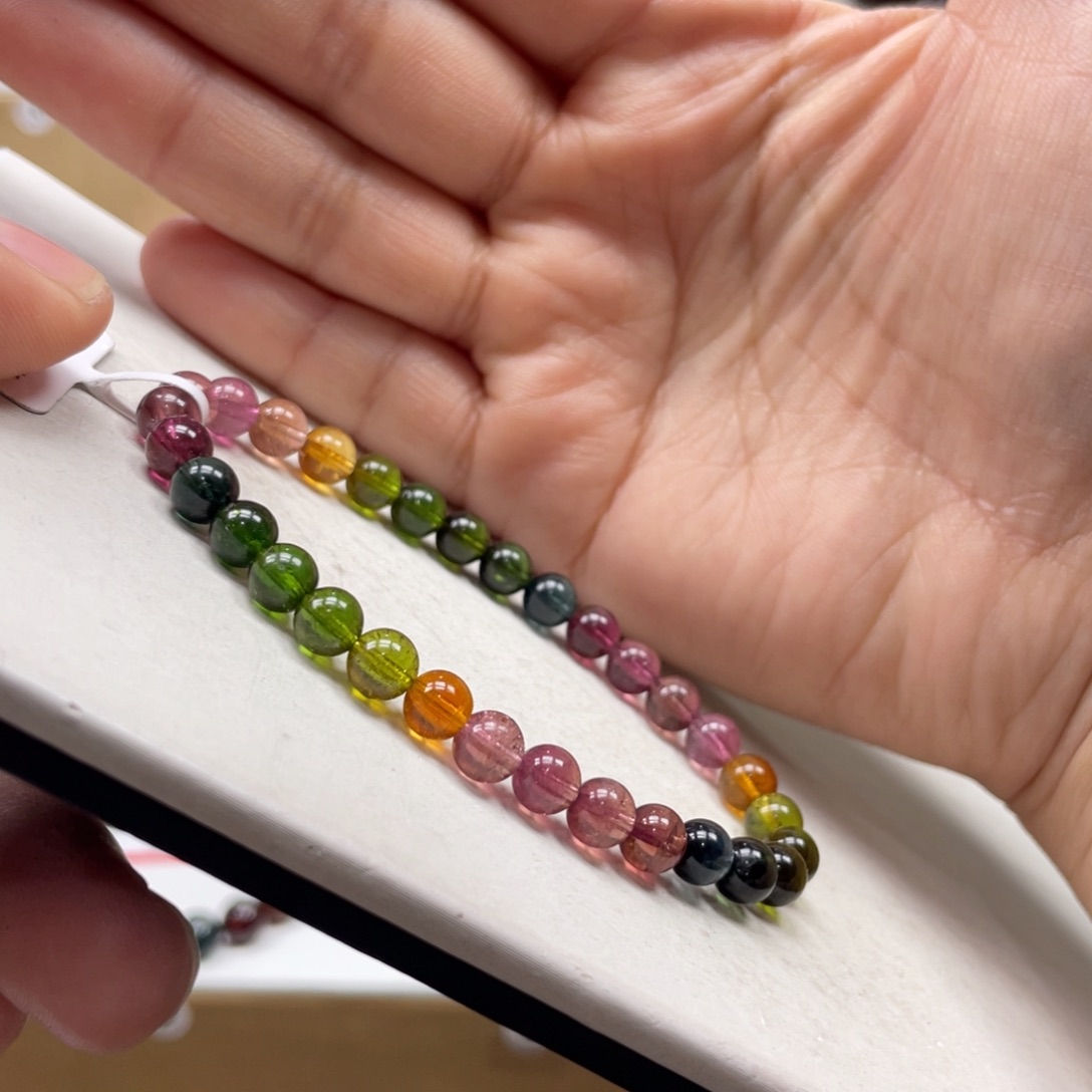 碧玺手串未镶嵌6mmmmmmmmmmmmmmmmmm