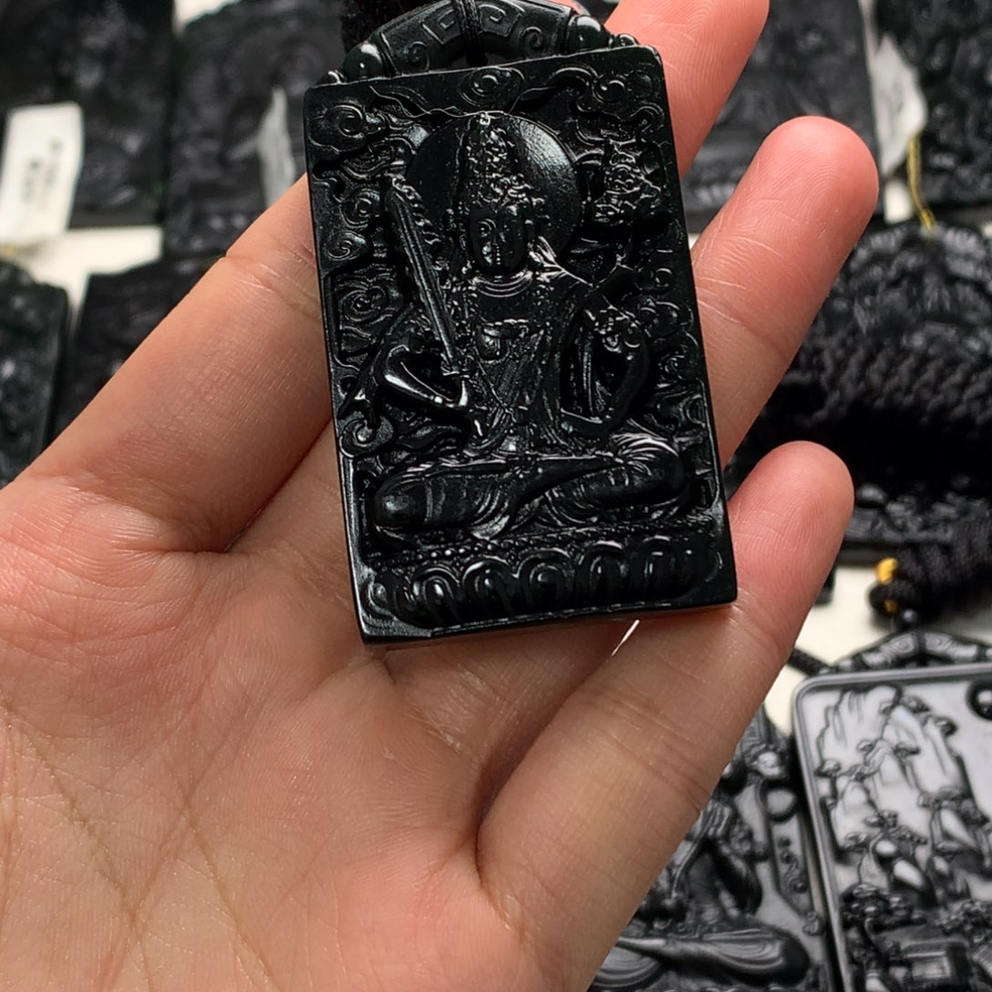 天然a货钢琴黑挂件