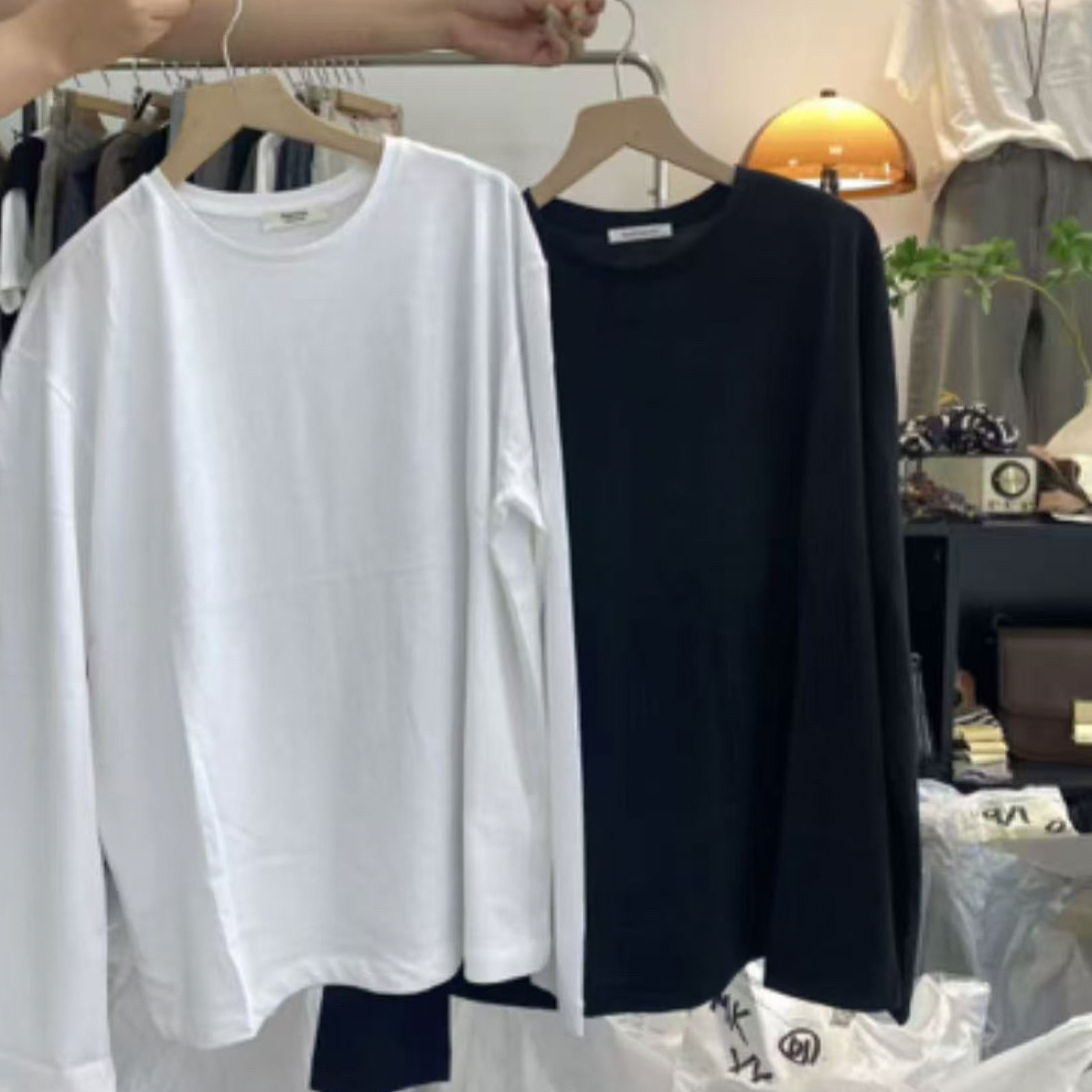 韩国东大门香味家正品长袖T恤 人手几件哦