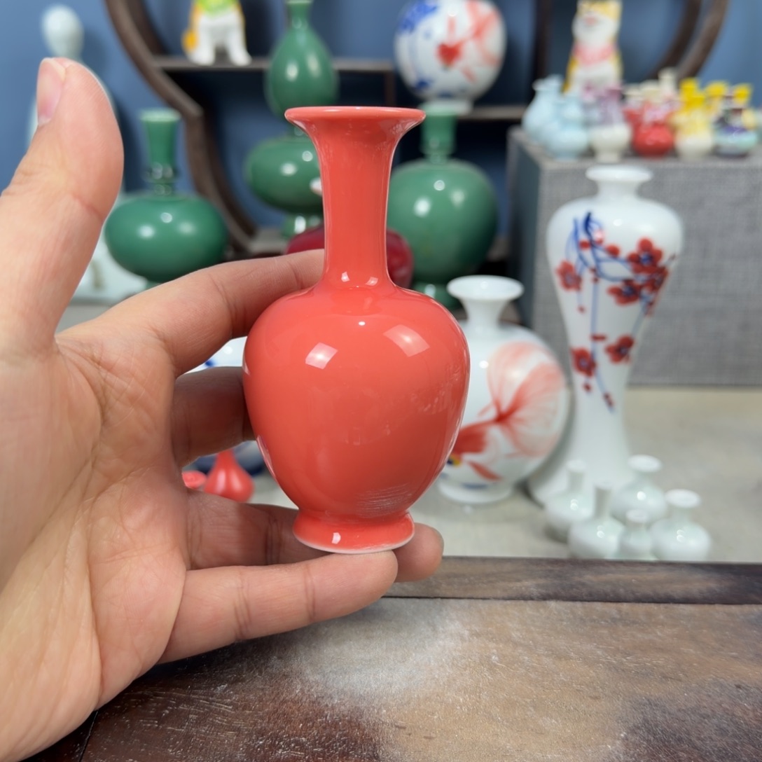 陶瓷手工小花器摆件