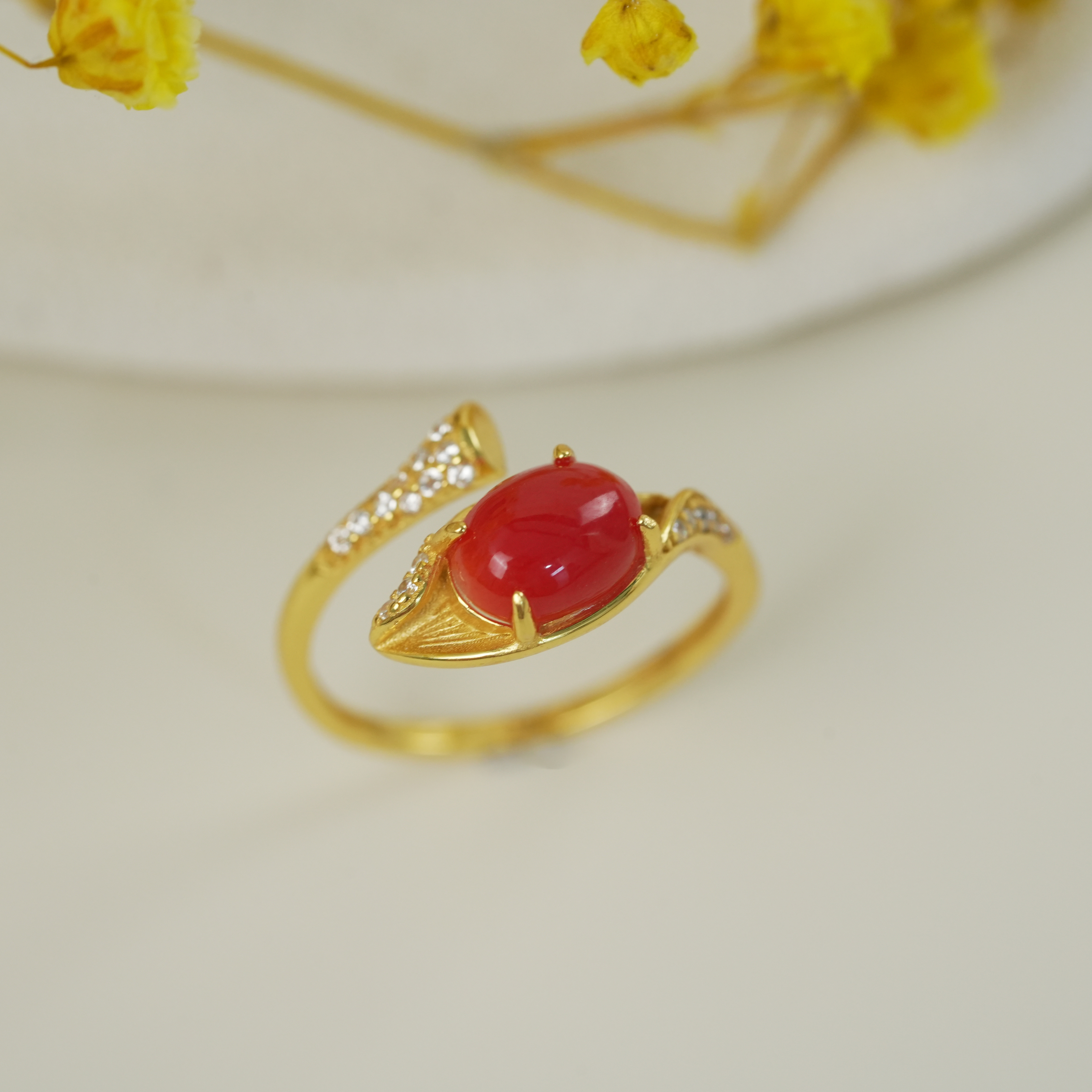 【小鱼专属】珊瑚戒指-G8066ZW-多样性发其一