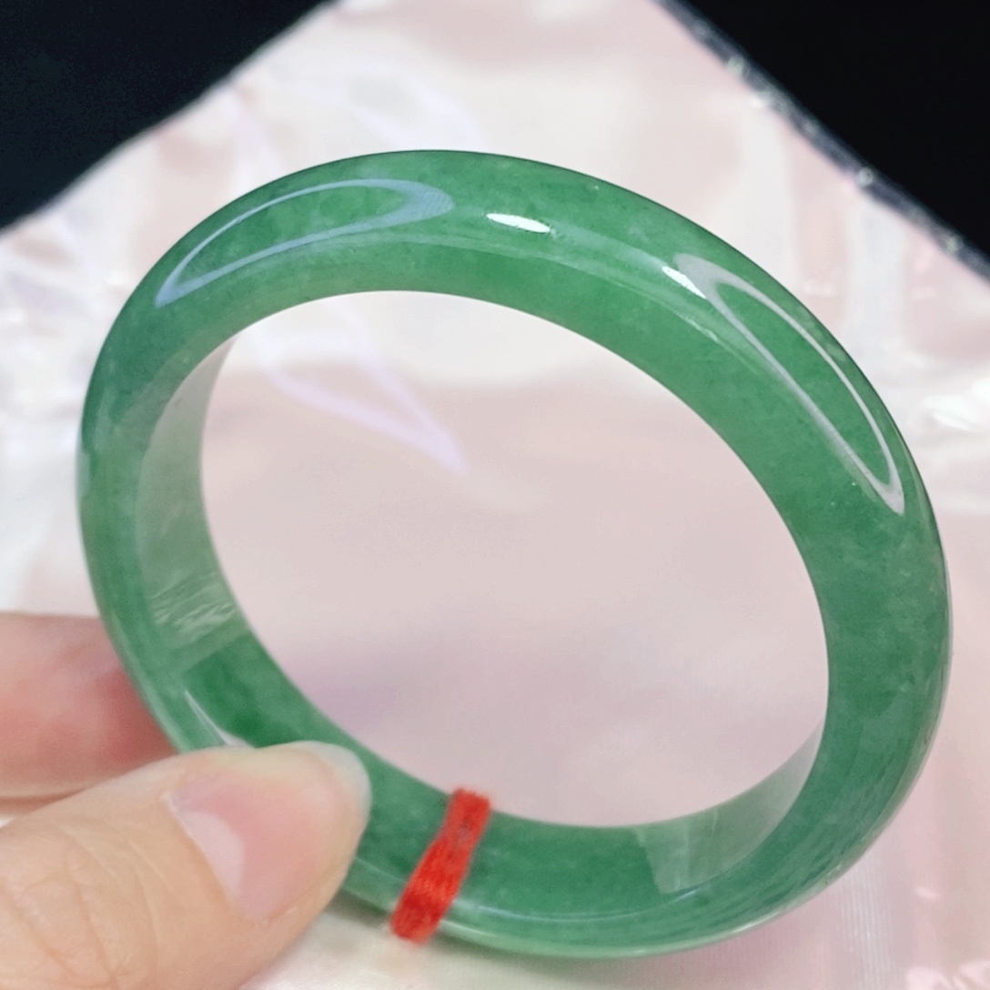 未镶嵌手镯翡翠51.7正圈