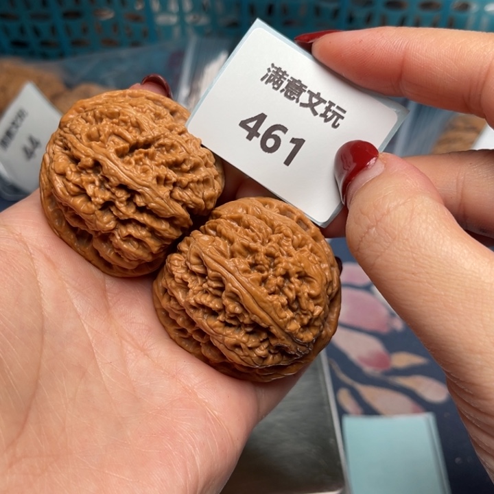 文玩核桃把件粗筋41.461