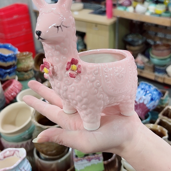 有孔.凑满10元发货多肉陶瓷花盆！