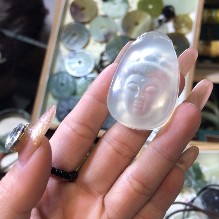 岫玉岫玉挂件未镶嵌