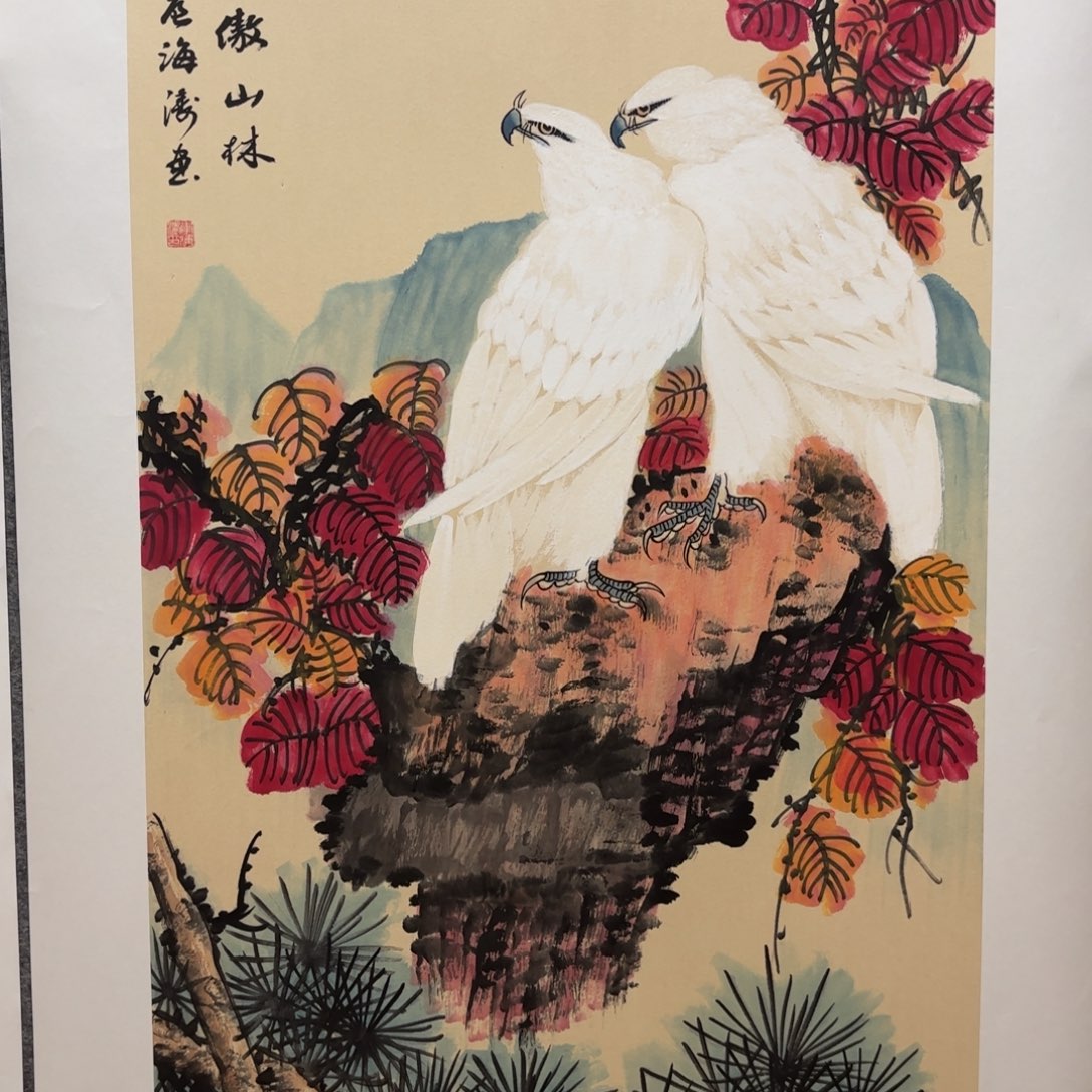 国画国画花鸟、山水精品作品
