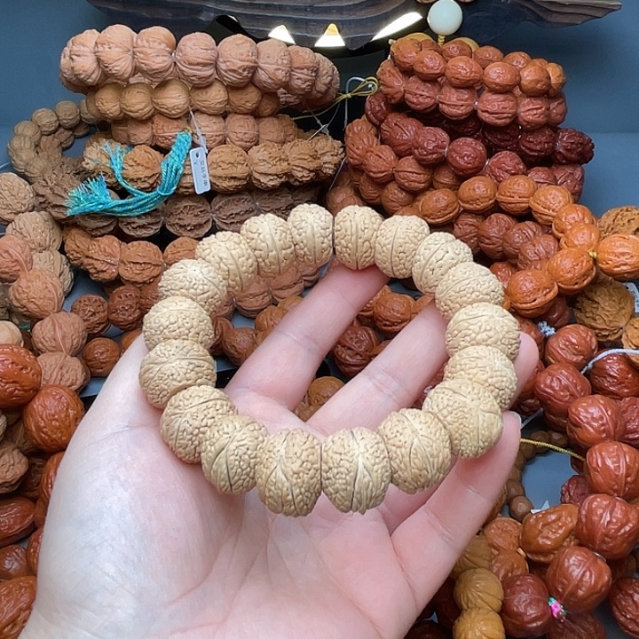 十***人文玩核桃手串风火轮