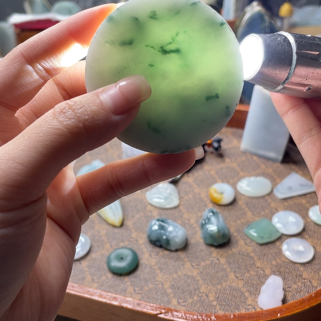 翡翠裸石料子不包工