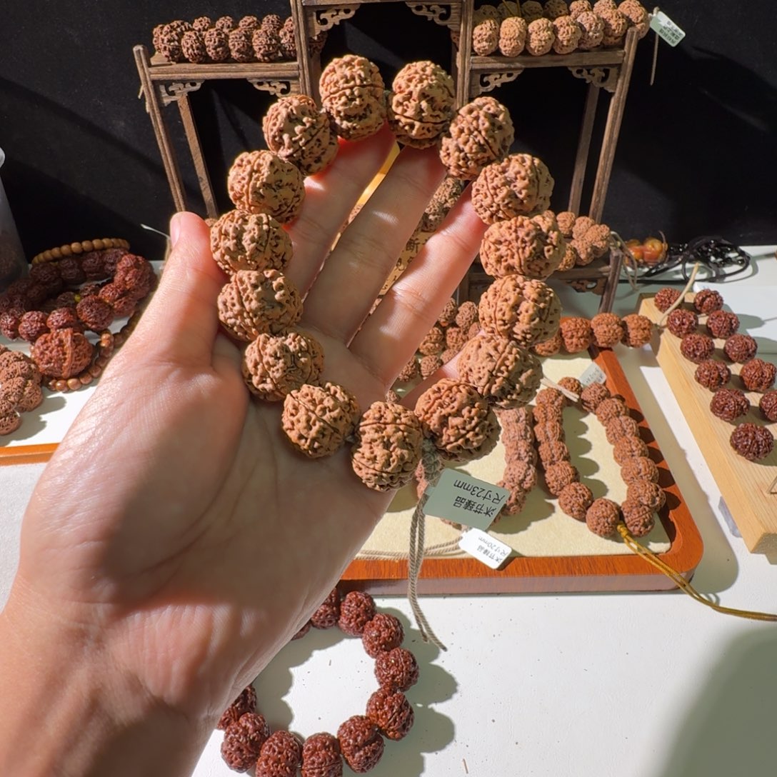 金刚菩提手串23尺寸原生态超头