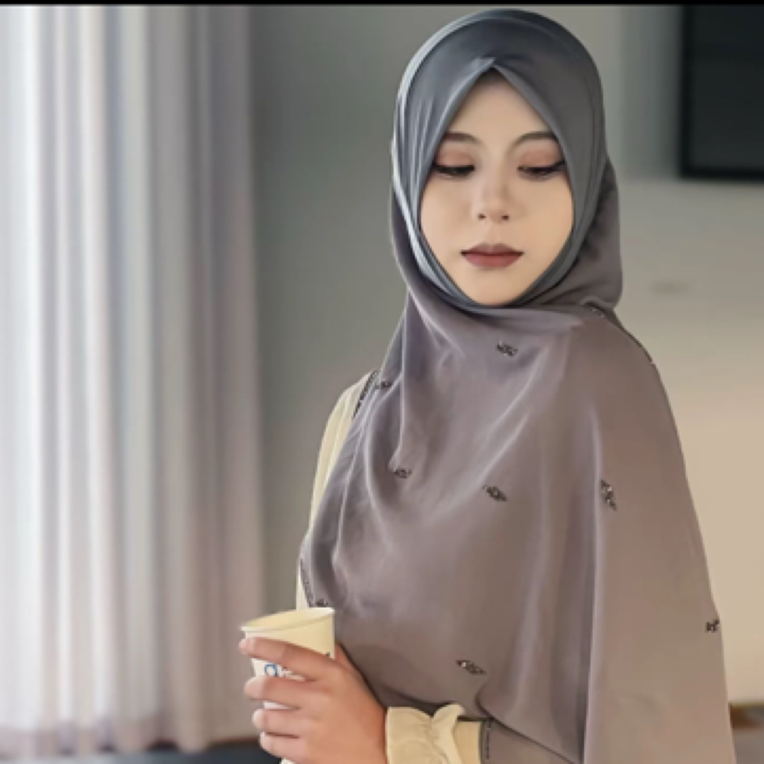 【MS】新品水晶麻拼接雪纺羽毛绕巾女装时尚秋冬百搭莎丽纱巾披肩女