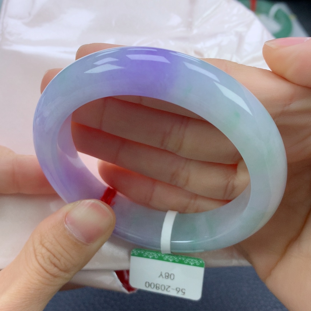 翡翠手镯未镶嵌56正