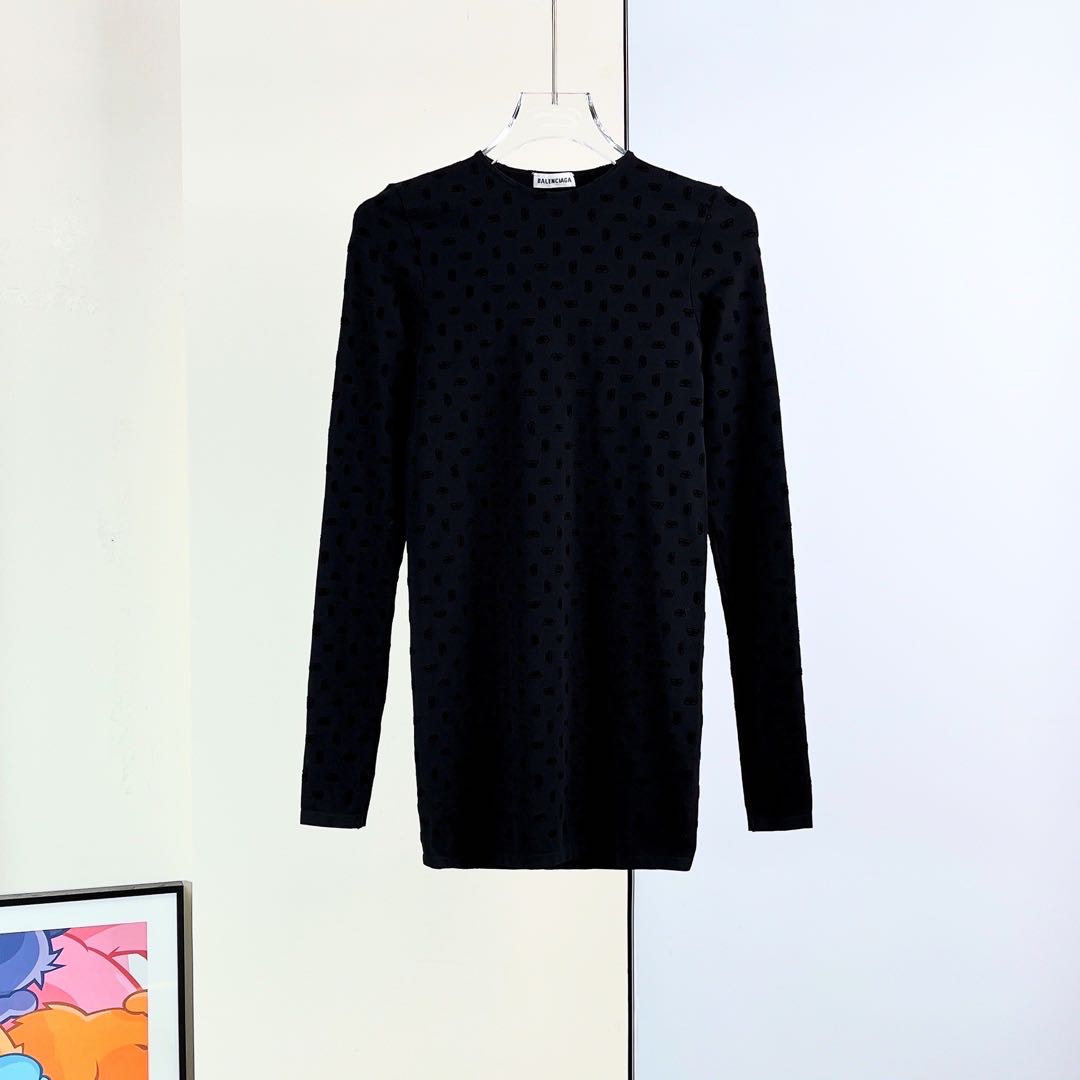 95新 Balenciaga/巴黎世家 长袖上衣 /M码/Xsps13624 