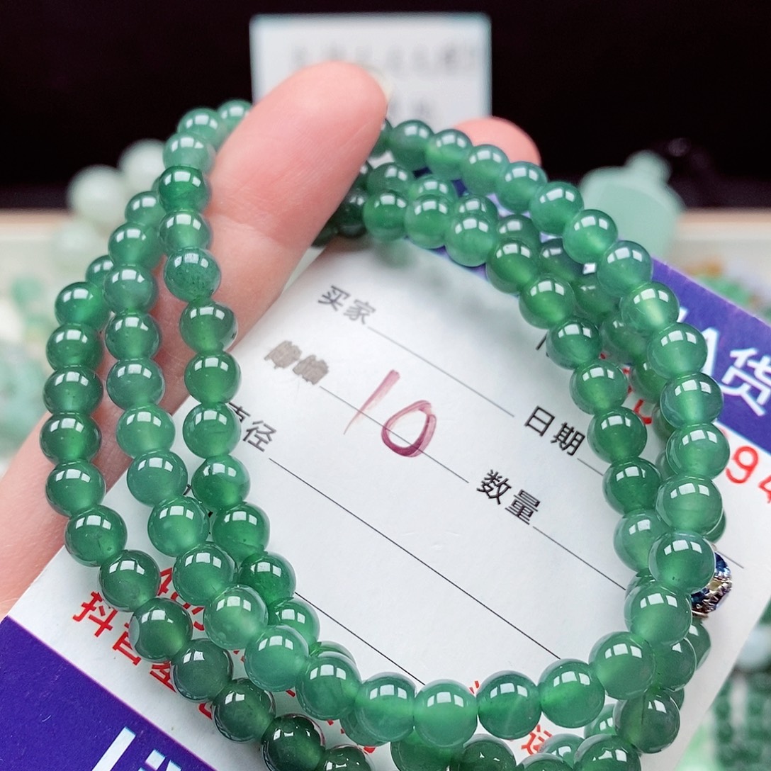 翡翠未镶嵌毛衣链