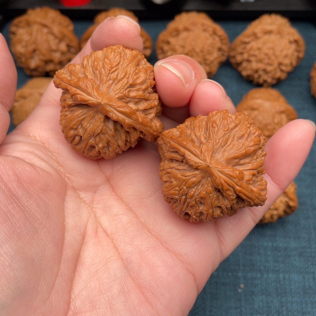 文玩核桃把件全品红皮涿鹿南疆石41