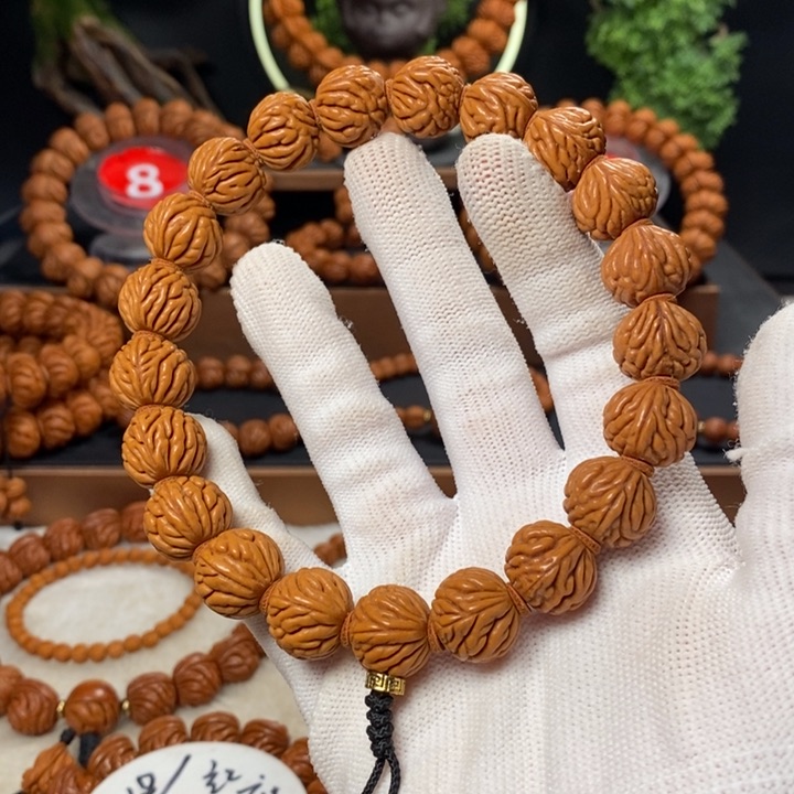 桃核吊坠秦岭龙纹