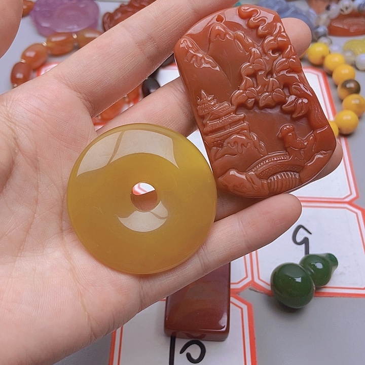 【闪购商品】玛瑙/玉髓未镶嵌珠宝半成品阿**石