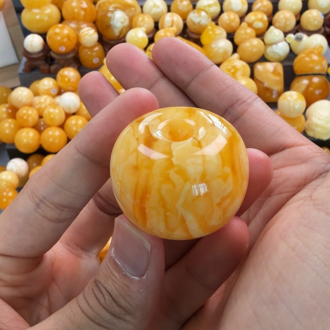 琥珀未镶嵌珠宝奇石25g
