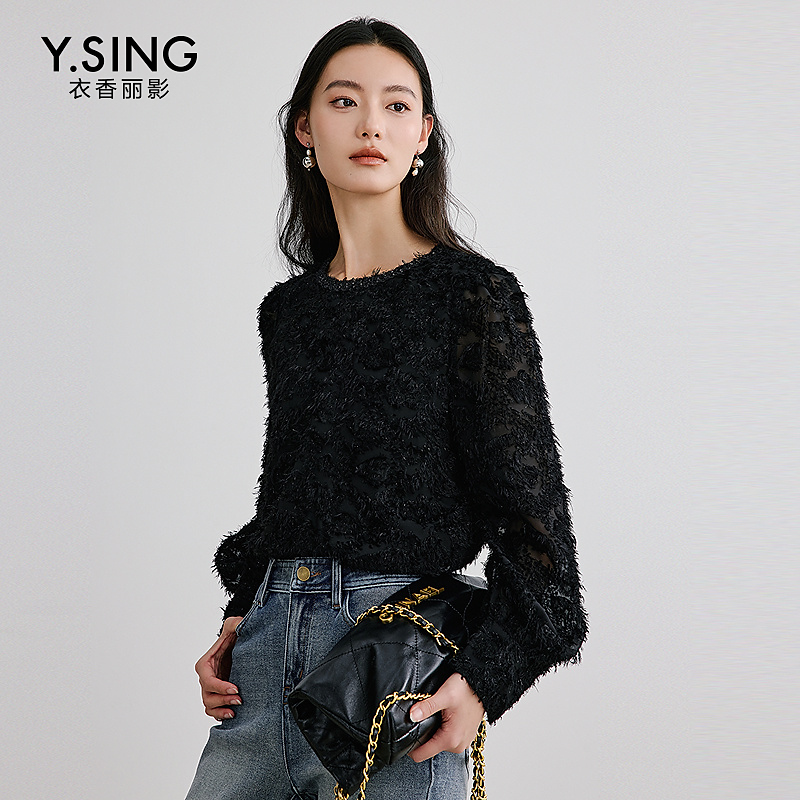 【粉丝专属】衣香丽影新款衬衫蕾丝/雪纺衫YSY31401101