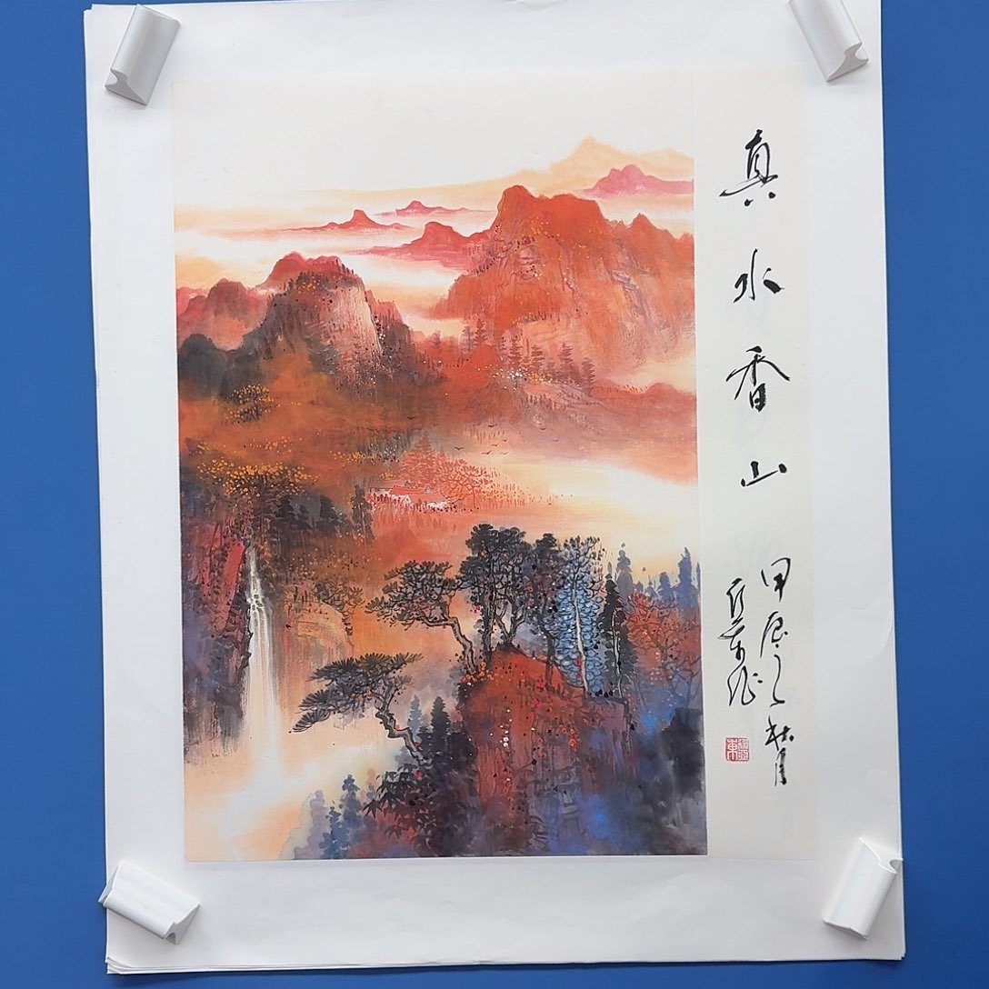 国画多次参加国内外大型