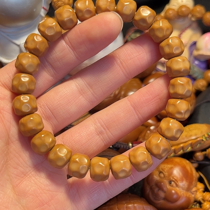 橄榄核手串/手链猴头奶酪微瑕