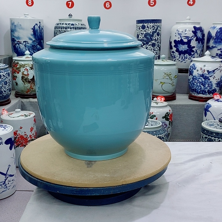 罐纯色小陶瓷罐子