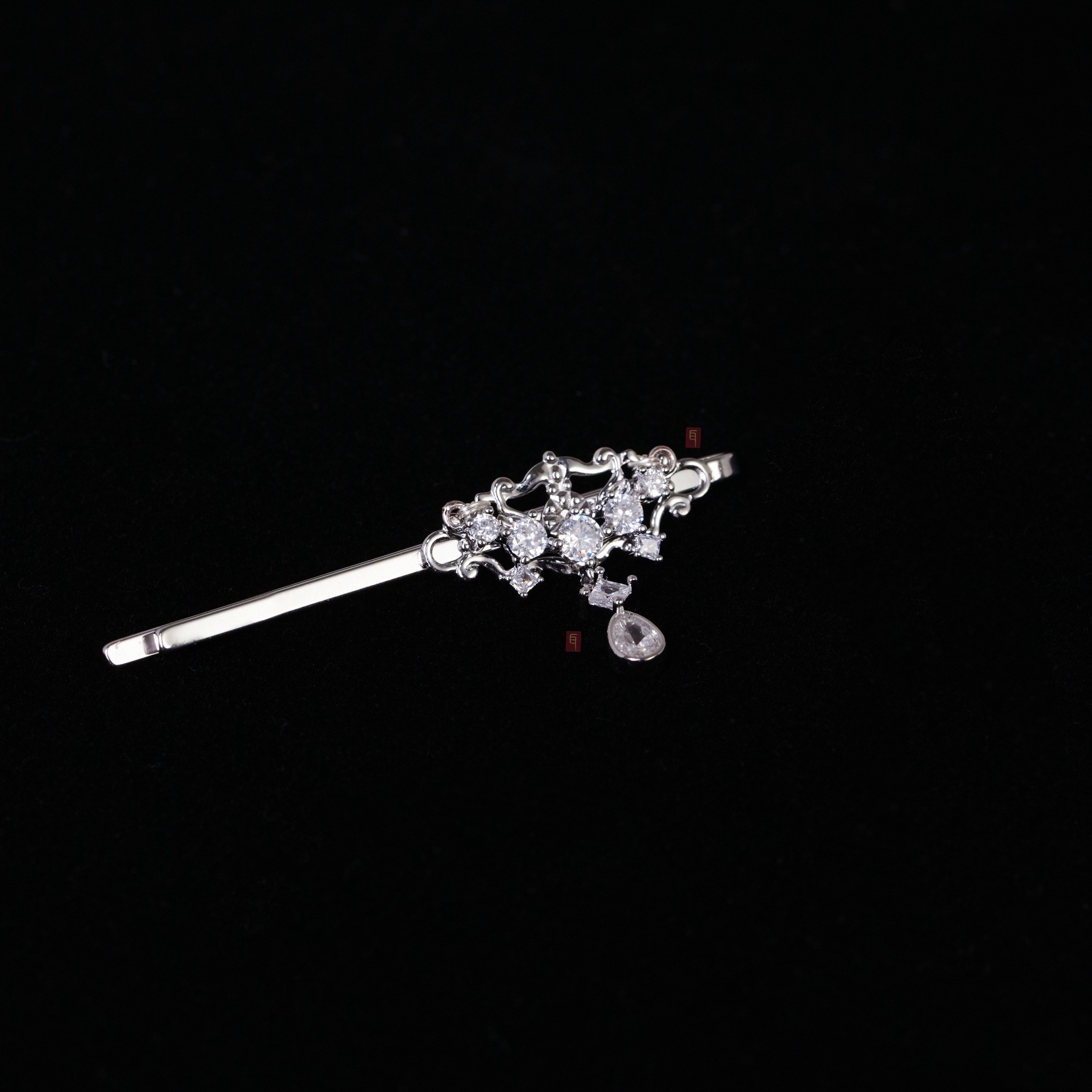 吾珥流露系列一字夹/WEFJ028 新中式原创设计发夹日常简约气质