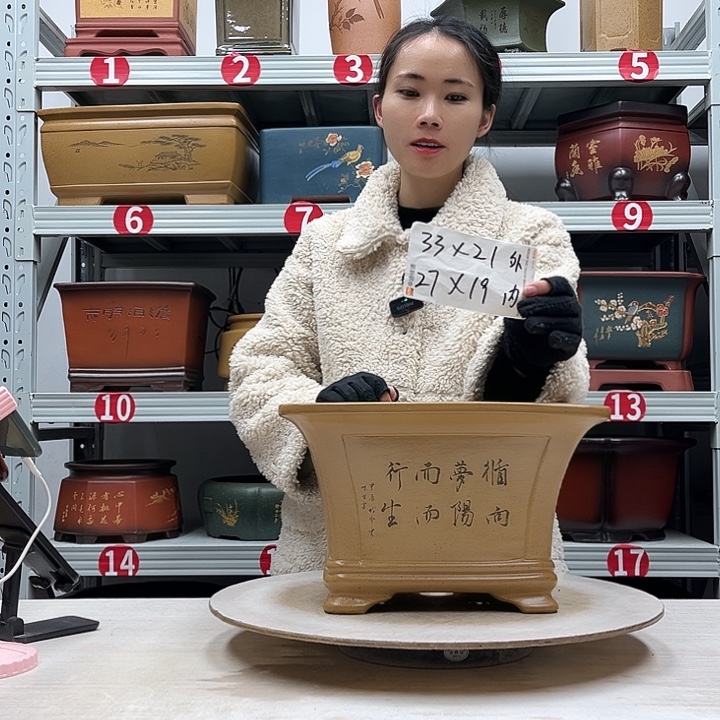 紫砂花盆紫砂花盆