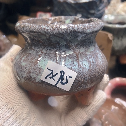 红陶粗陶花盆手工