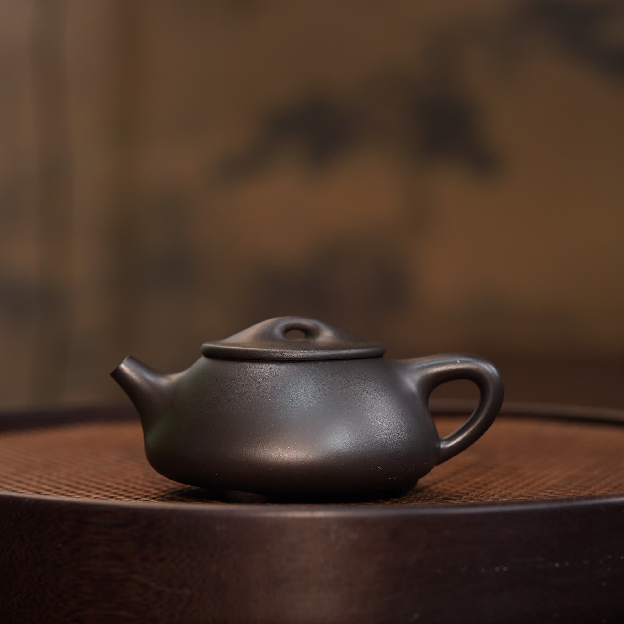 【陶研专属】 石瓢 石黄 180cc 洪滔 紫砂壶