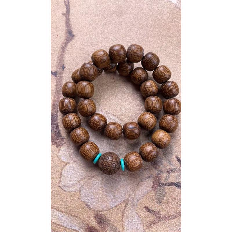 增香沉香木双圈沉香木手串(无礼盒）575