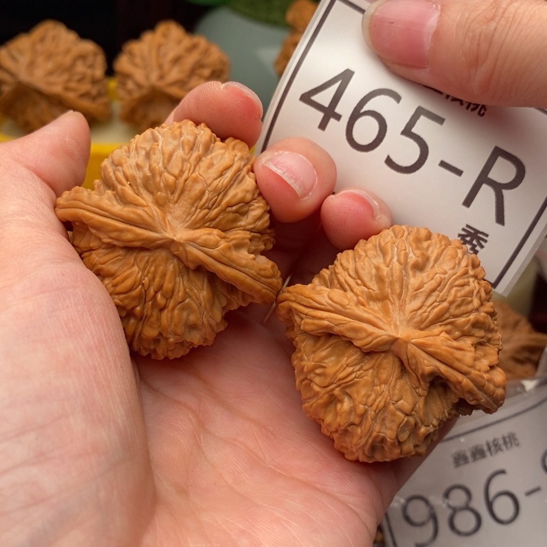 文玩核桃把件白狮44