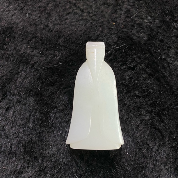 19F119清 和田玉翁仲