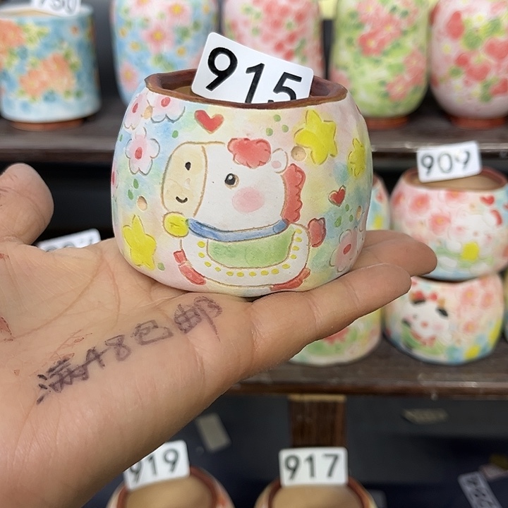 手工制作多肉花盆