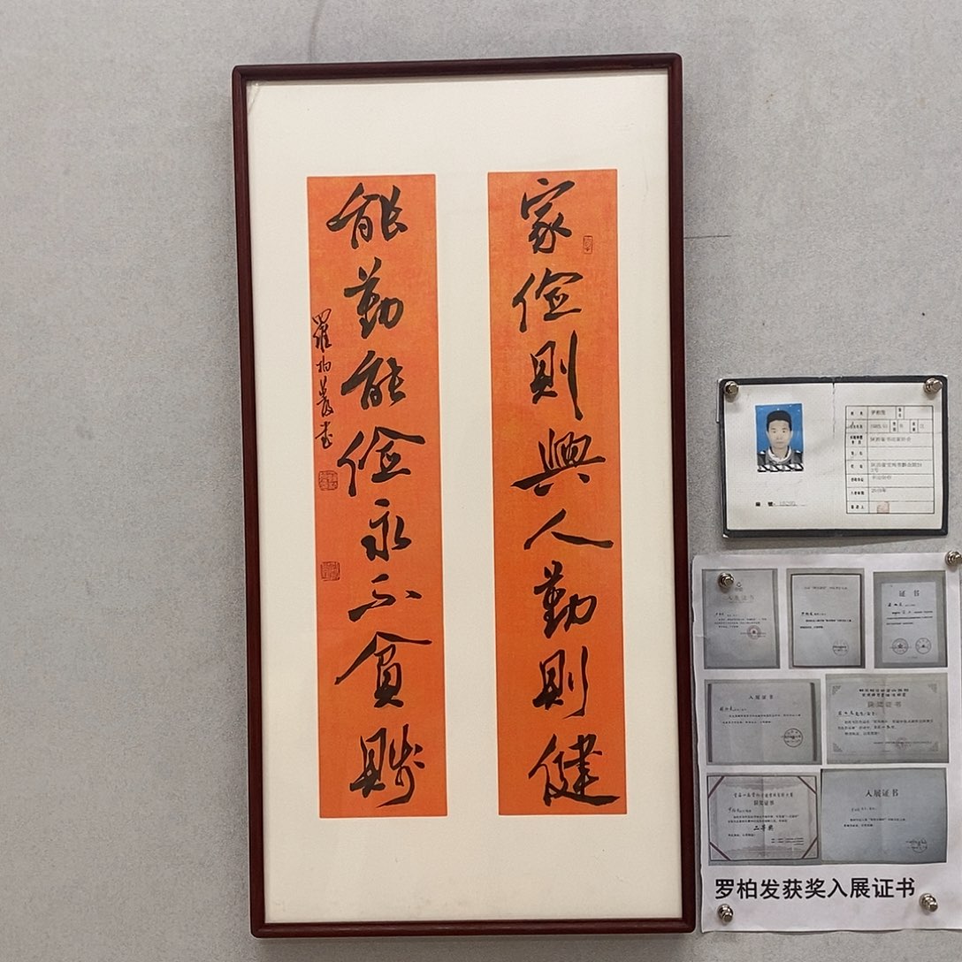 书法罗柏发书法家俭