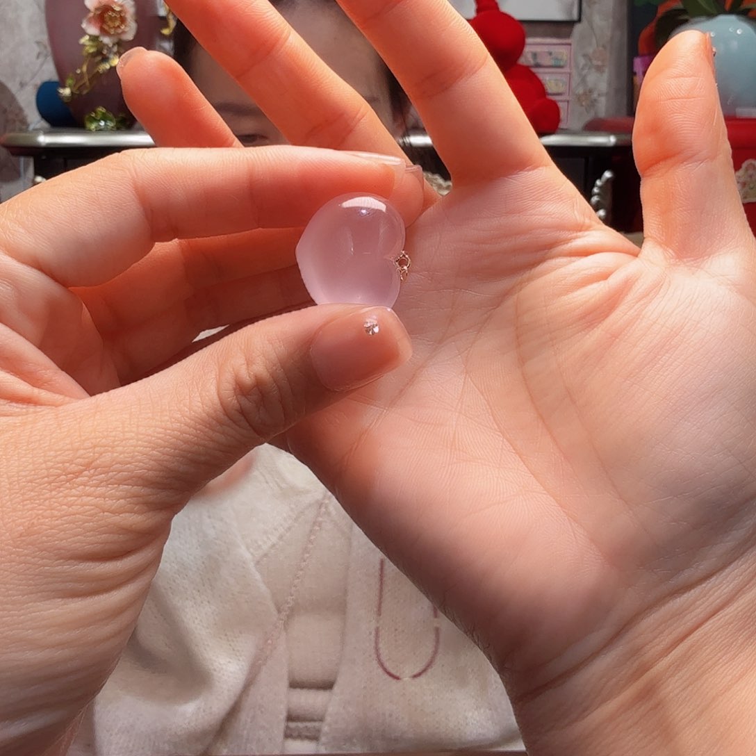 水晶吊坠(不含链)18K金镶嵌S**S