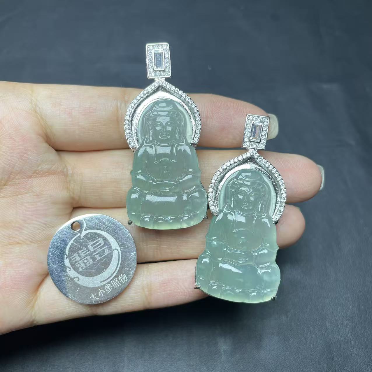 翡昱-N79-65274-天然A货翡翠吊坠-多样性发其一-D