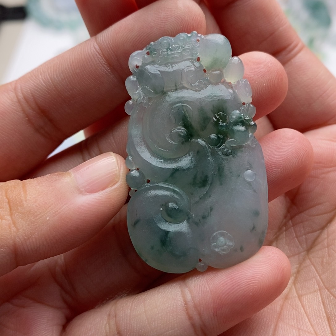 定制翡翠未镶嵌贵*圆天然缅甸翡翠a货