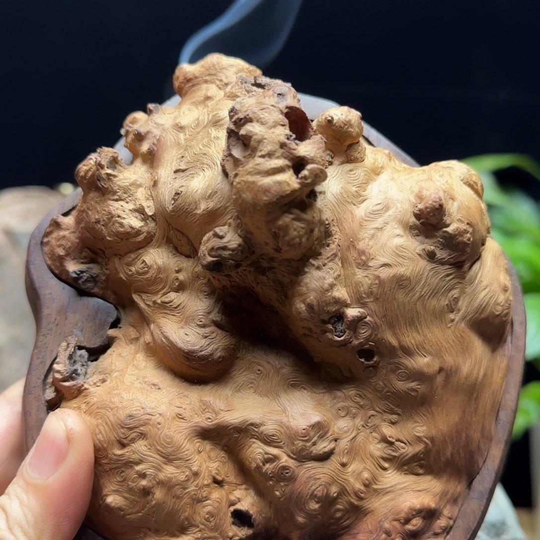 椿***清荔枝木孤品香炉香炉香炉