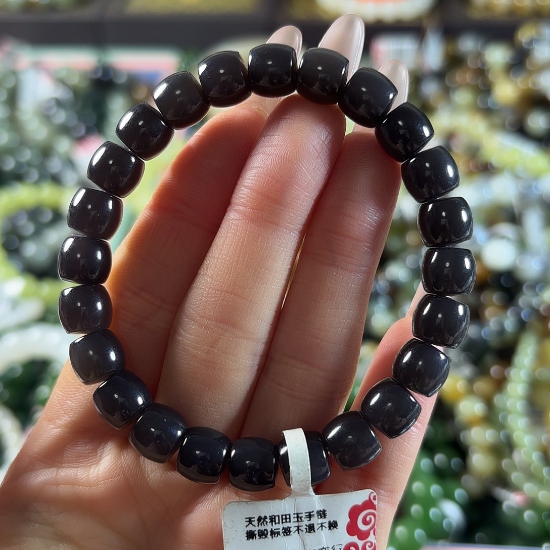 和田玉未镶嵌手链236