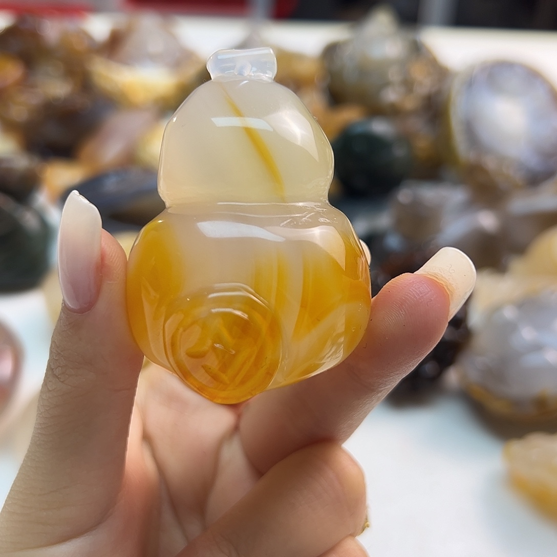 玛瑙/玉髓未镶嵌颈饰